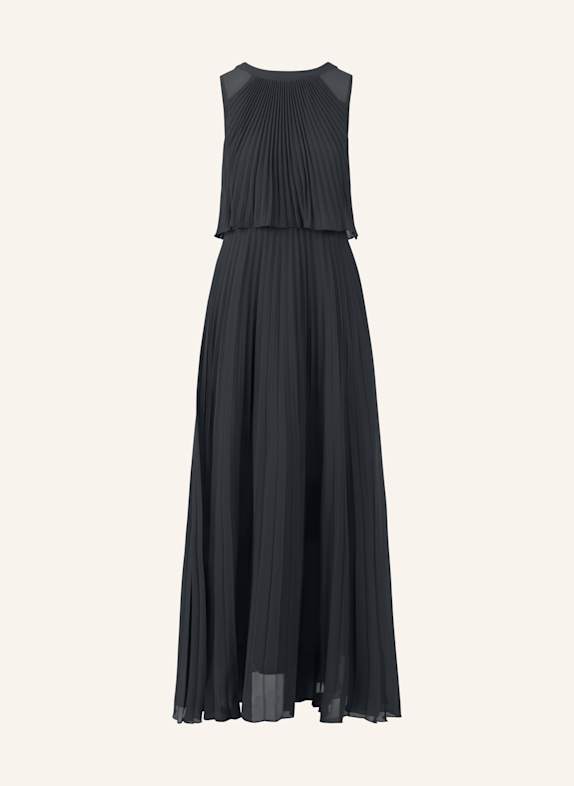 APART Abendkleid mit Plissees SCHWARZ