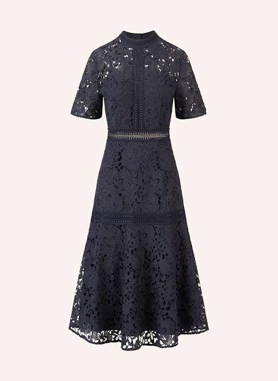 APART Midi Spitzenkleid DUNKELBLAU
