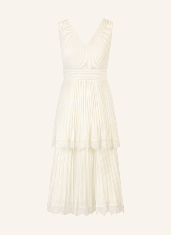 APART Plisseekleid CREME