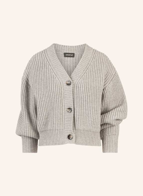 APART Oversized Strickjacke GRAU