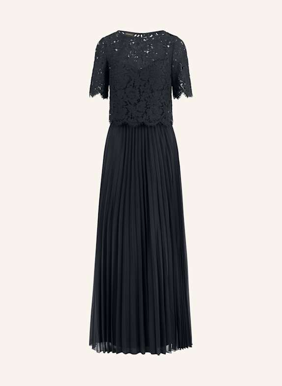 APART Abendkleid mit Spitzenjacke SCHWARZ