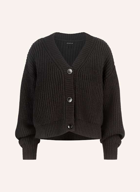 APART Oversized Strickjacke SCHWARZ