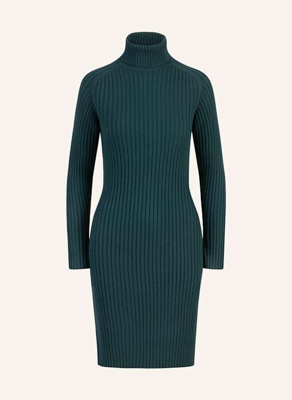 APART Rippenstrickkleid DUNKELGRÜN