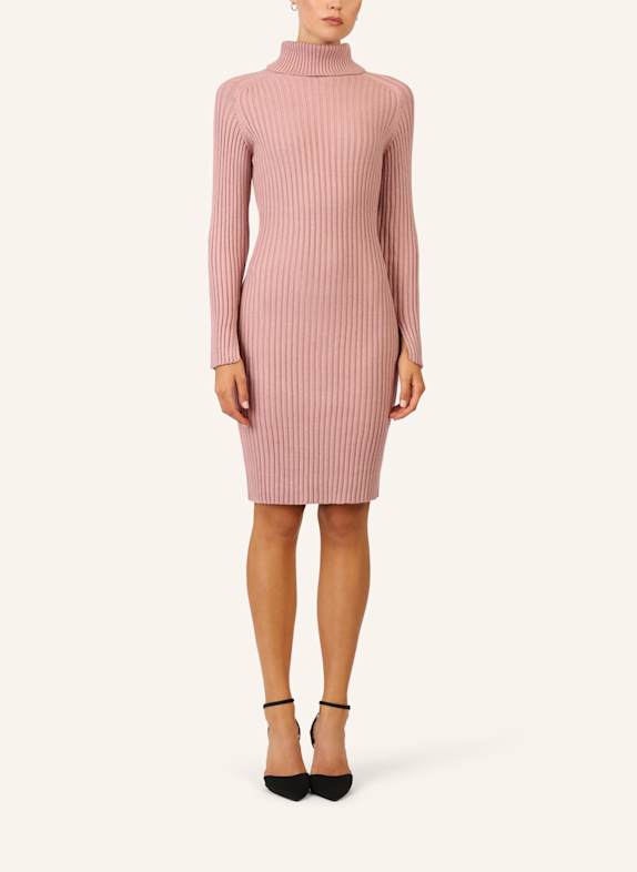 APART Rippenstrickkleid HELLLILA