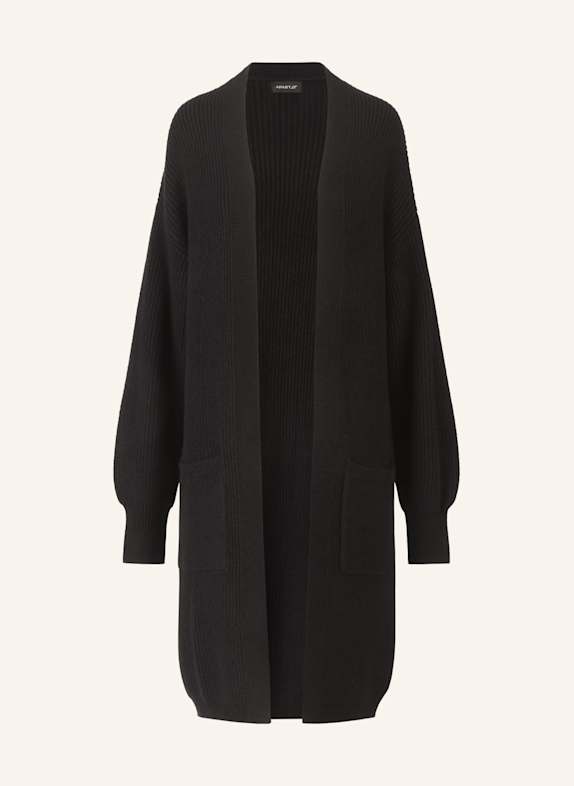 APART Lange Strickjacke SCHWARZ