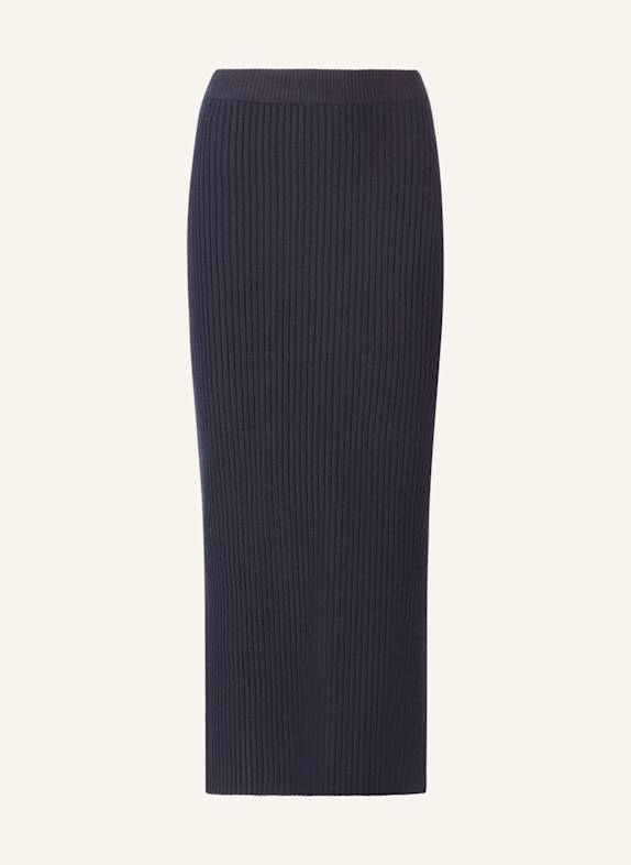 APART Rippenstrickrock DUNKELBLAU