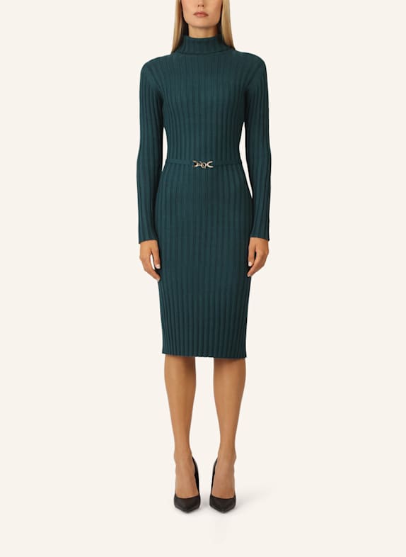 APART Midistrickkleid DUNKELGRÜN