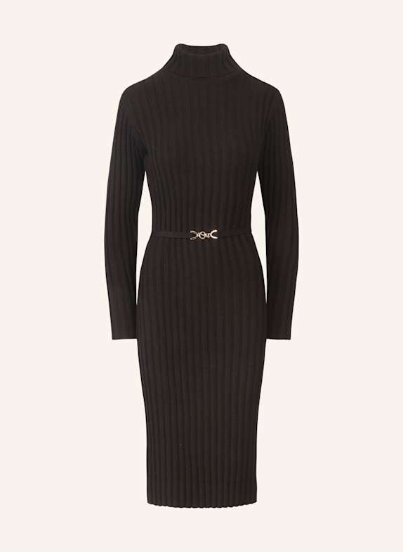APART Midistrickkleid SCHWARZ