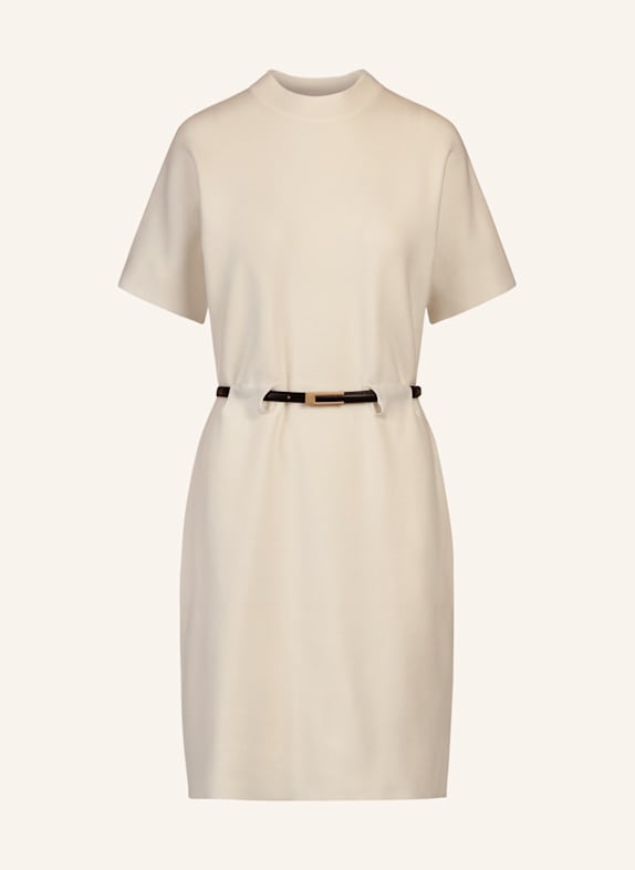 APART Strickkleid mit Gürtel CREME