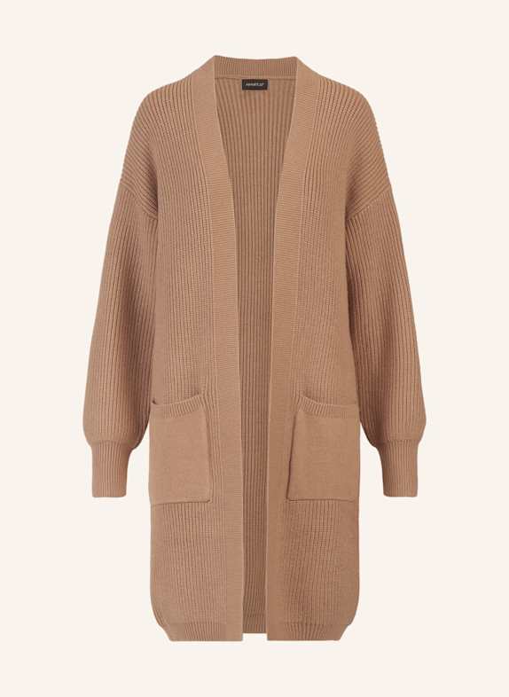 APART Lange Strickjacke CAMEL