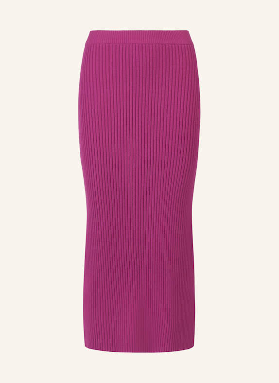 APART Rippenstrickrock LILA