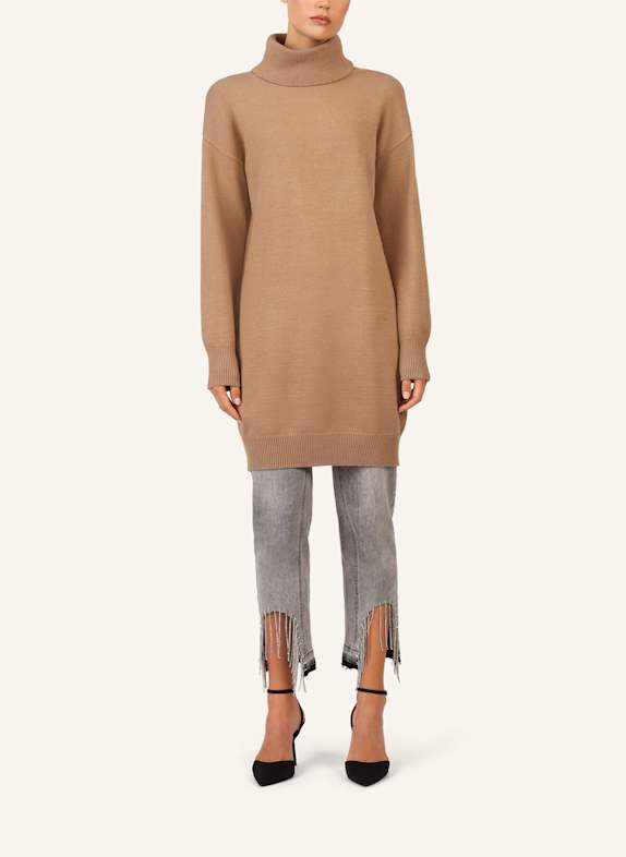 APART Overside Strickkleid CAMEL