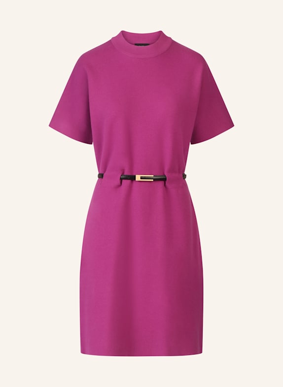 APART Strickkleid mit Gürtel LILA