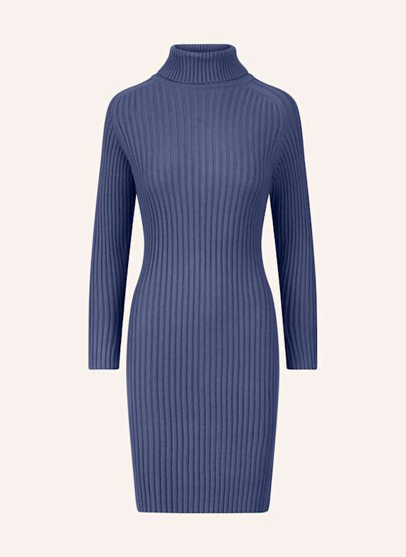 APART Rippenstrickkleid BLAU