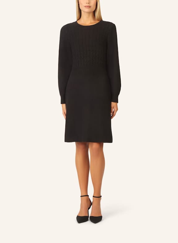 APART Strickkleid SCHWARZ