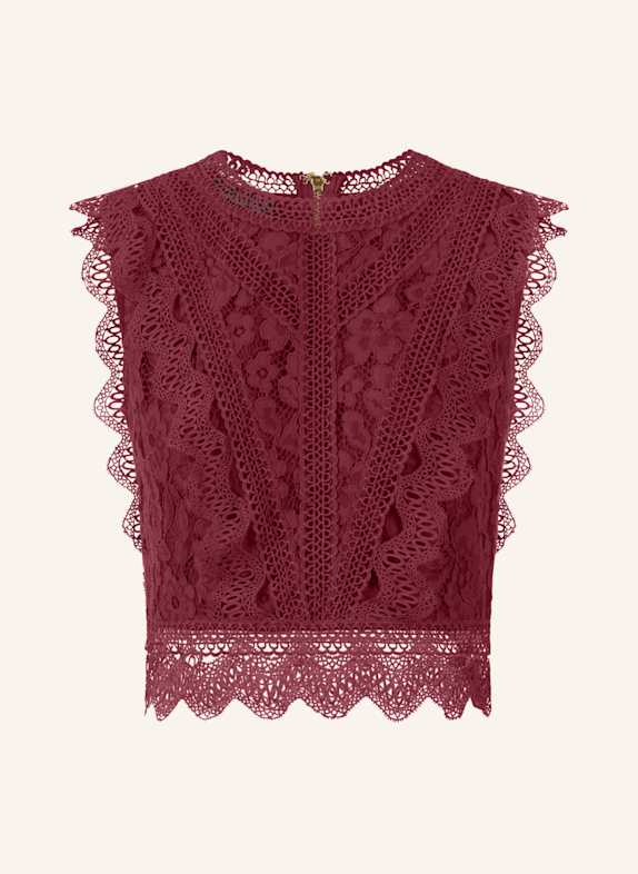 APART Blusentop aus Spitze ROT