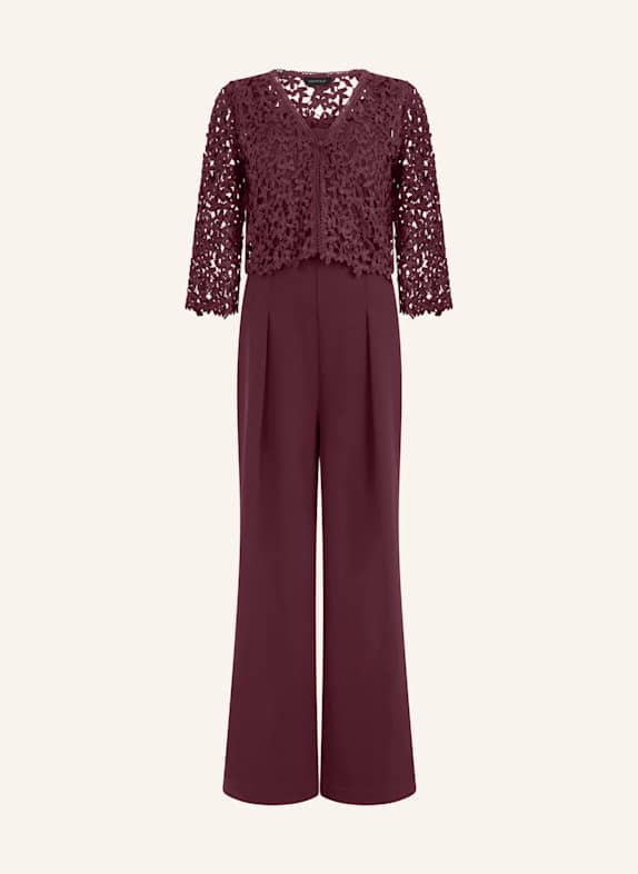 APART Overall mit Spitzenjäckchen ROT