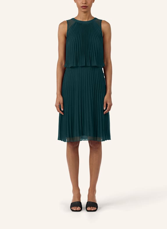 APART Chiffonkleid DUNKELGRÜN