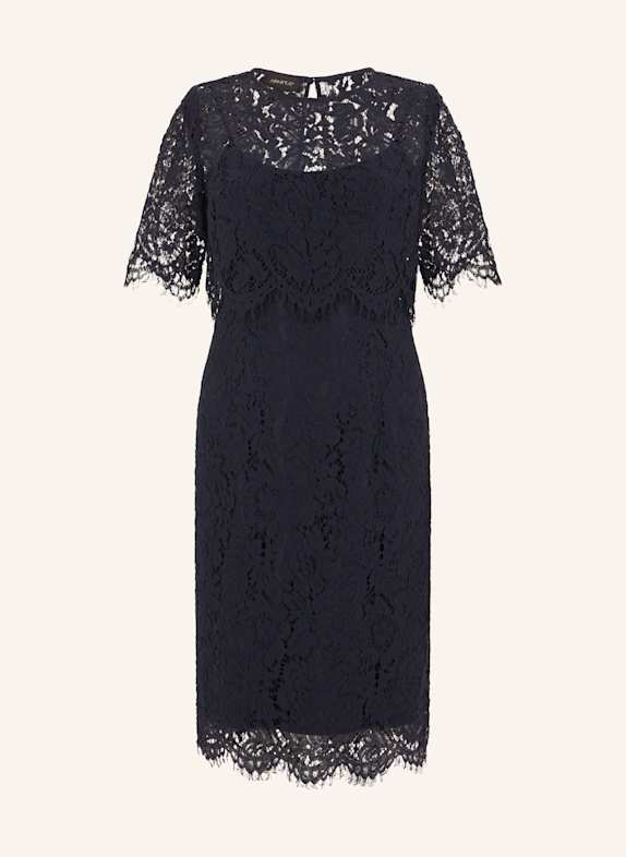 APART Spitzenkleid mit Spitzenjacke DUNKELBLAU