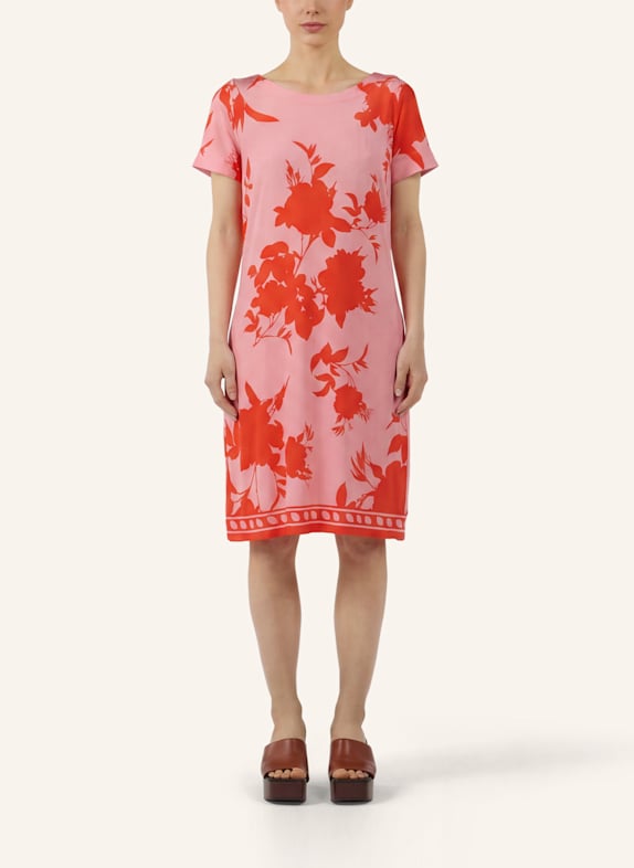 APART Jerseykleid PINK/ ORANGE