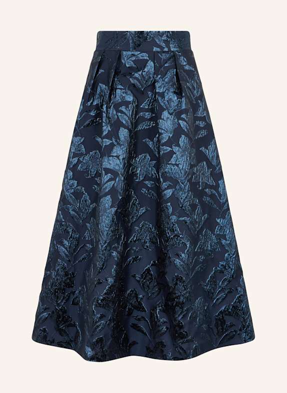 APART Midi Jacquardrock DUNKELBLAU