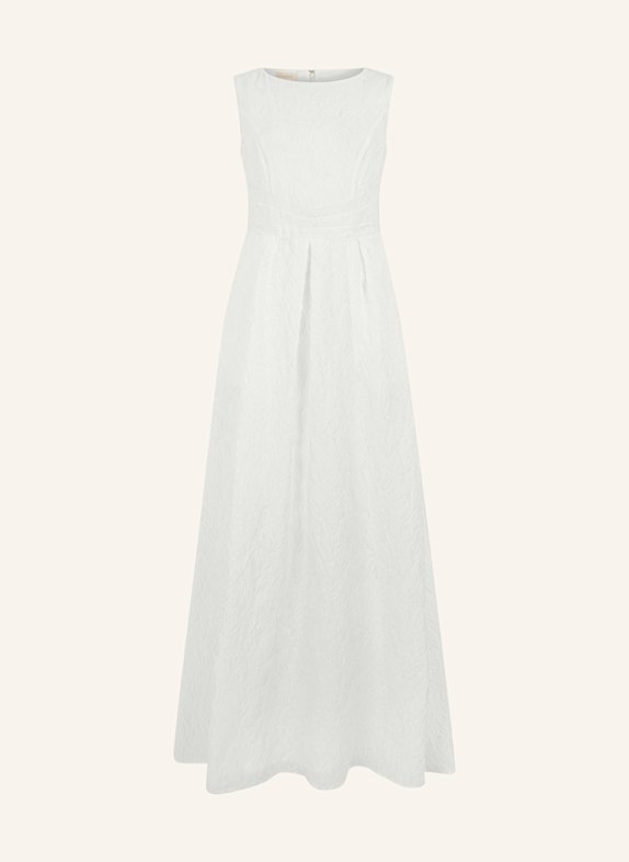 APART Langes Jacquardkleid CREME