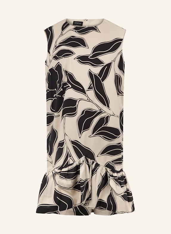 APART Kurzes Kleid BEIGE/ SCHWARZ