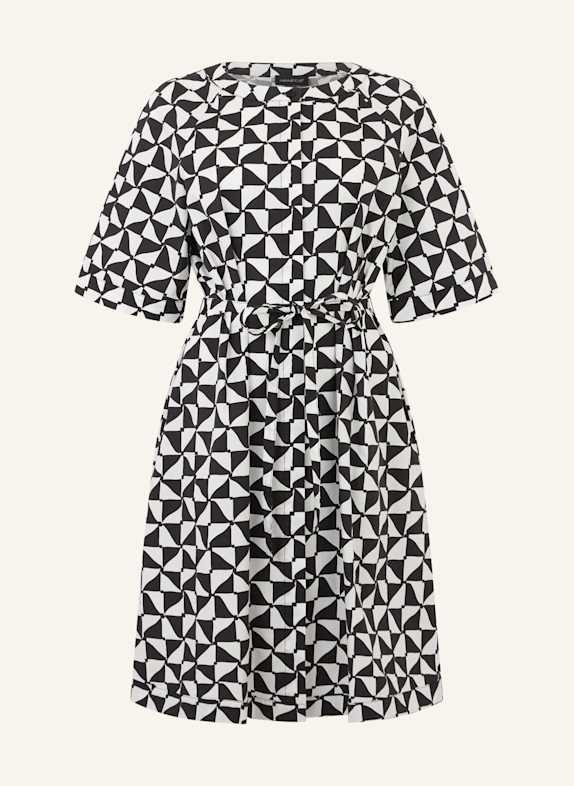 APART Kurzes Kleid SCHWARZ/ CREME