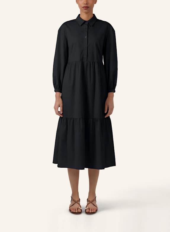 APART Midi Kleid SCHWARZ