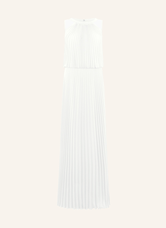 APART Langes Chiffonkleid CREME