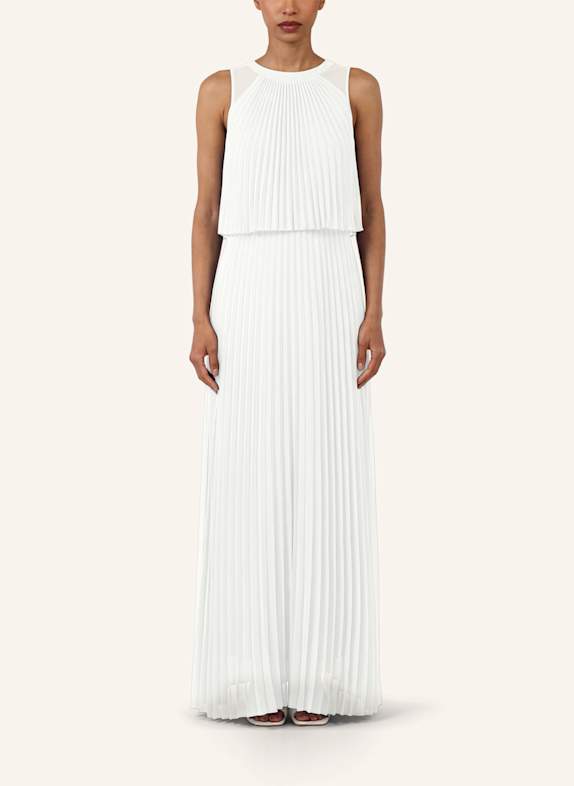 APART Langes Chiffonkleid CREME