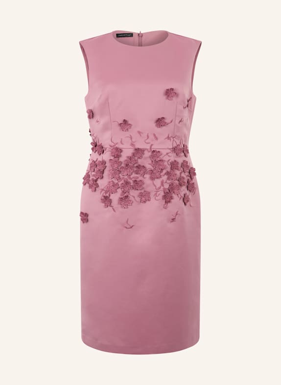 APART Etuikleid mit 3D Blumen ROSÉ