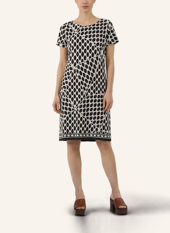 APART Jerseykleid SCHWARZ/ CREME