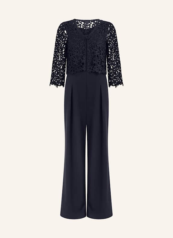 APART Overall mit Spitzenjäckchen DUNKELBLAU