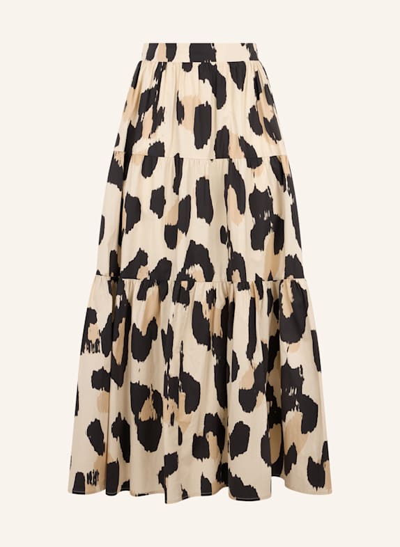 APART Maxi Rock BEIGE/ SCHWARZ/ DUNKELGRÜN