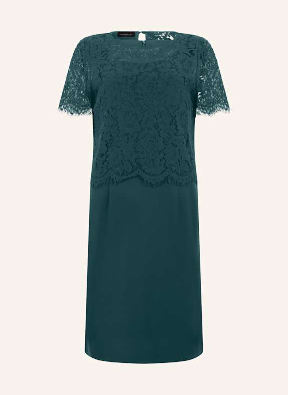 APART Etuikleid mit Spitzenjäckchen DUNKELGRÜN