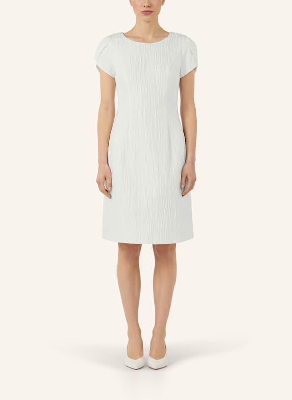 APART Kurzes Jacquardkleid CREME