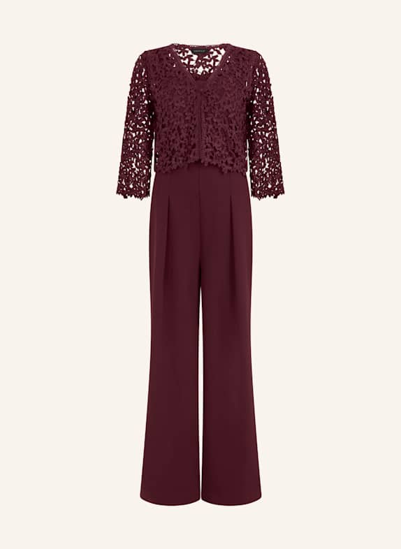 APART Overall mit Spitzenjäckchen ROT