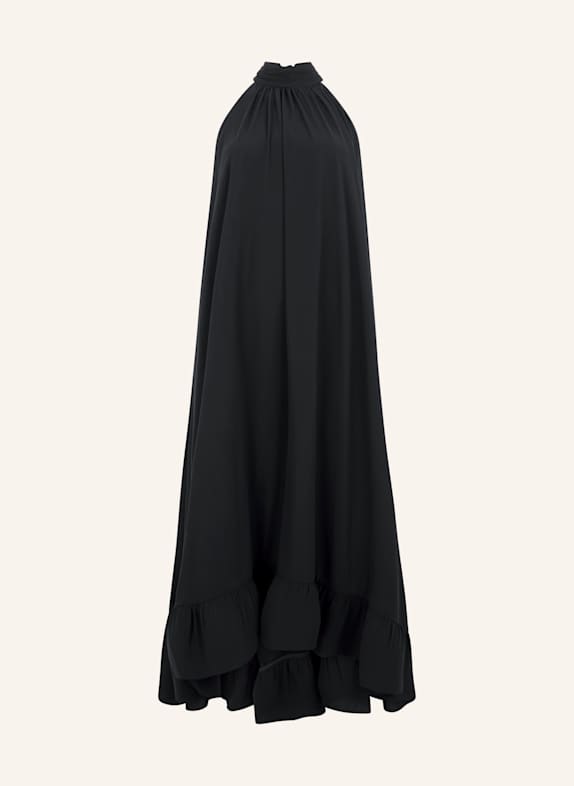 APART Abendkleid mit Volants SCHWARZ