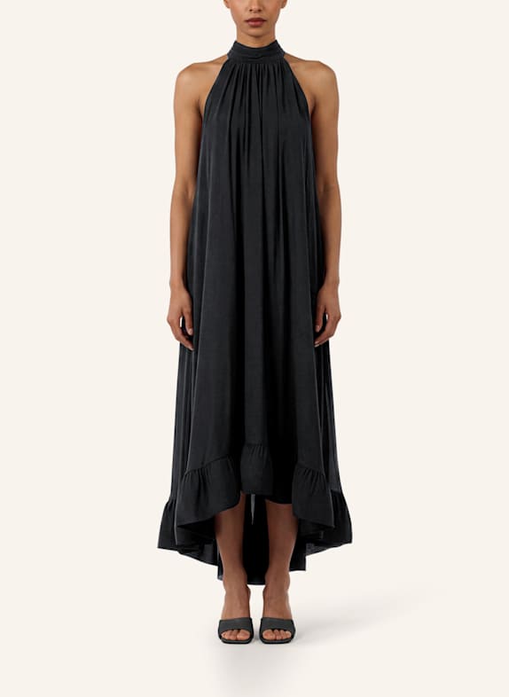 APART Abendkleid mit Volants SCHWARZ