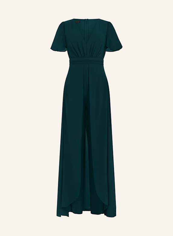 APART Jumpsuit mit Volants DUNKELGRÜN