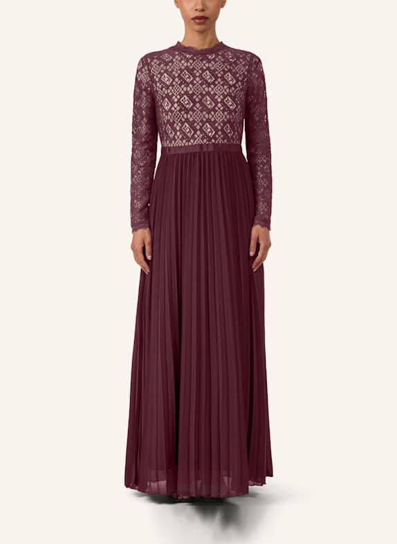 APART Abendkleid ROT/ NUDE