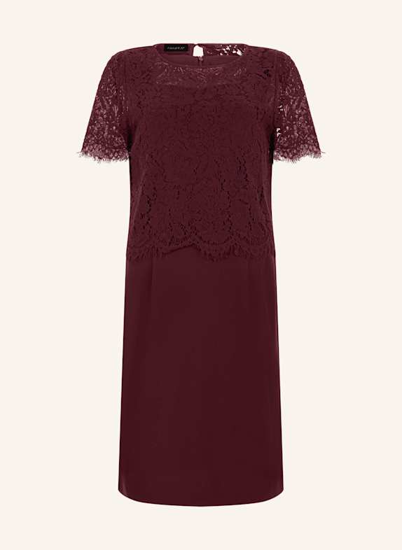 APART Etuikleid mit Spitzenjäckchen ROT