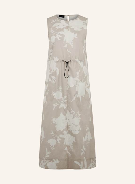 APART Midi Kleid BEIGE/ WEISS