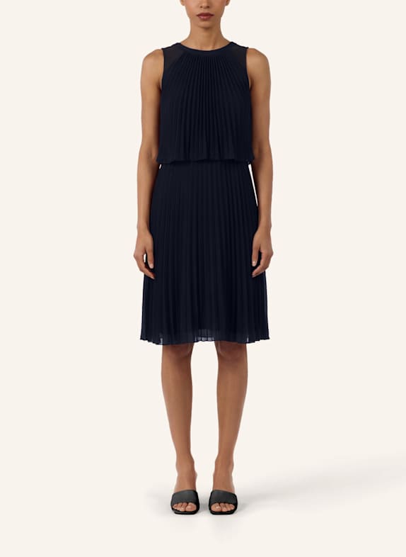 APART Chiffonkleid DUNKELBLAU
