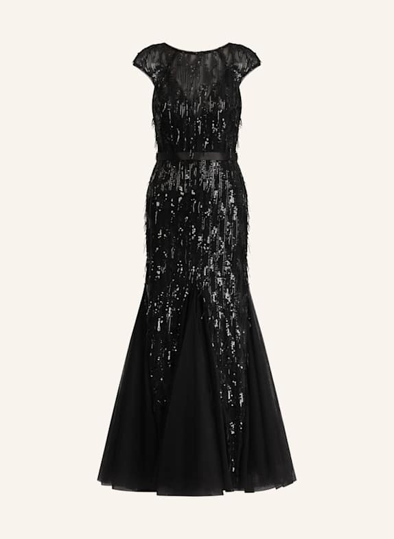 APART Brautkleid mit Paillettenstickerei und Tüll-Godets SCHWARZ