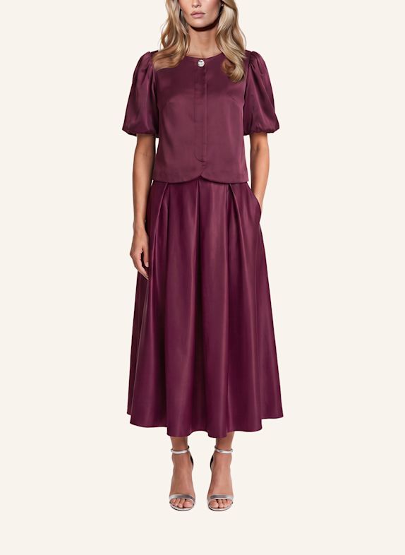 APART Satin Bluse ROT