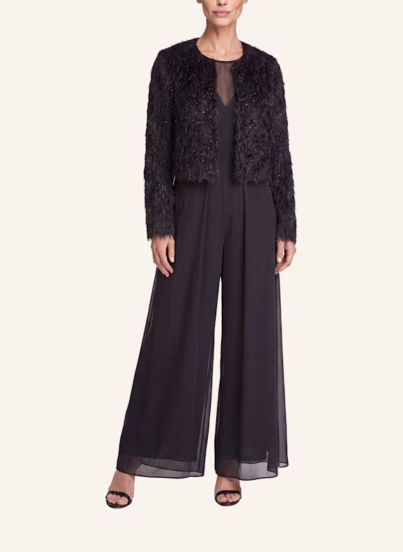 APART Fransenjacke SCHWARZ