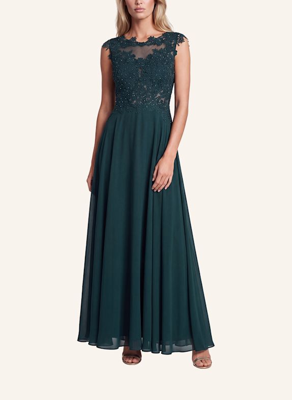 APART Abendkleid mit Spitze DUNKELGRÜN