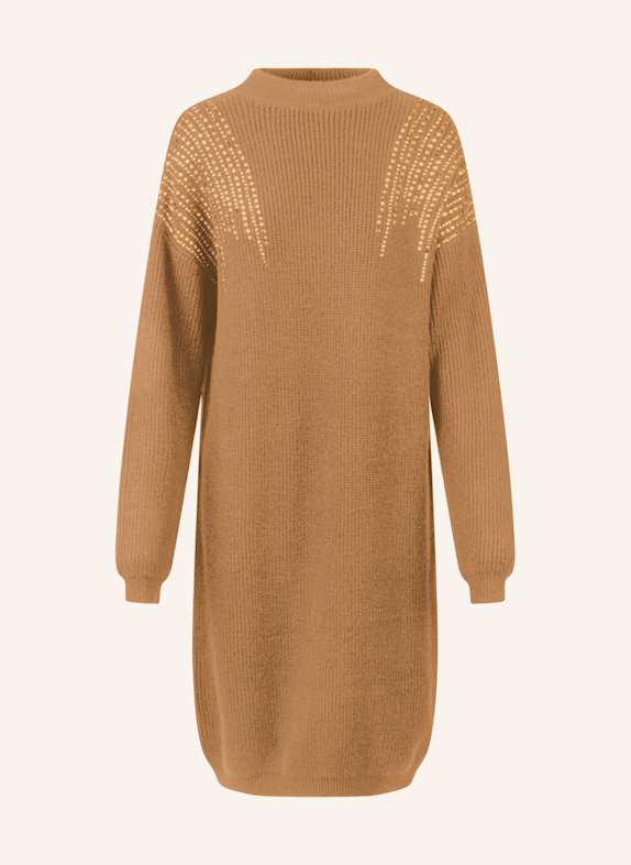 APART Oversized Strickkleid COGNAC